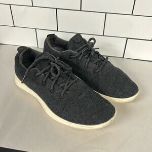 Allbirds Sneakers Men’s 12 Mizzle Wool Runners 0120 NV1 Grey Cream Sole Low Top